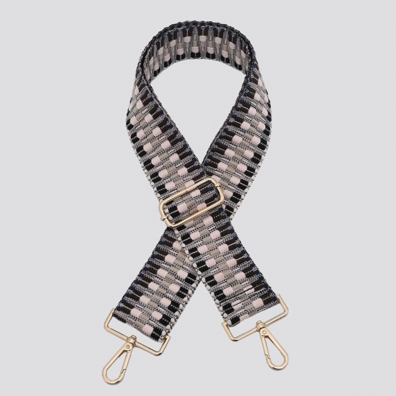 Bag Strap - Black Stitch